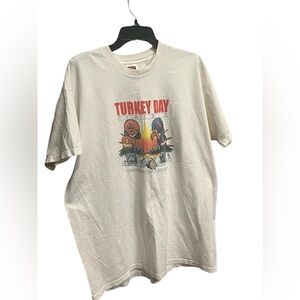 White Turkey Football T-shirt